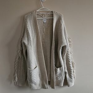 John & Jenn Oversized Fringe Cardigan